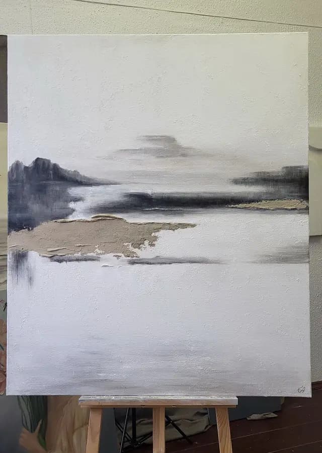 Пейзажная картина маслом