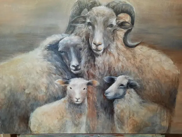 Анималистическая работа маслом