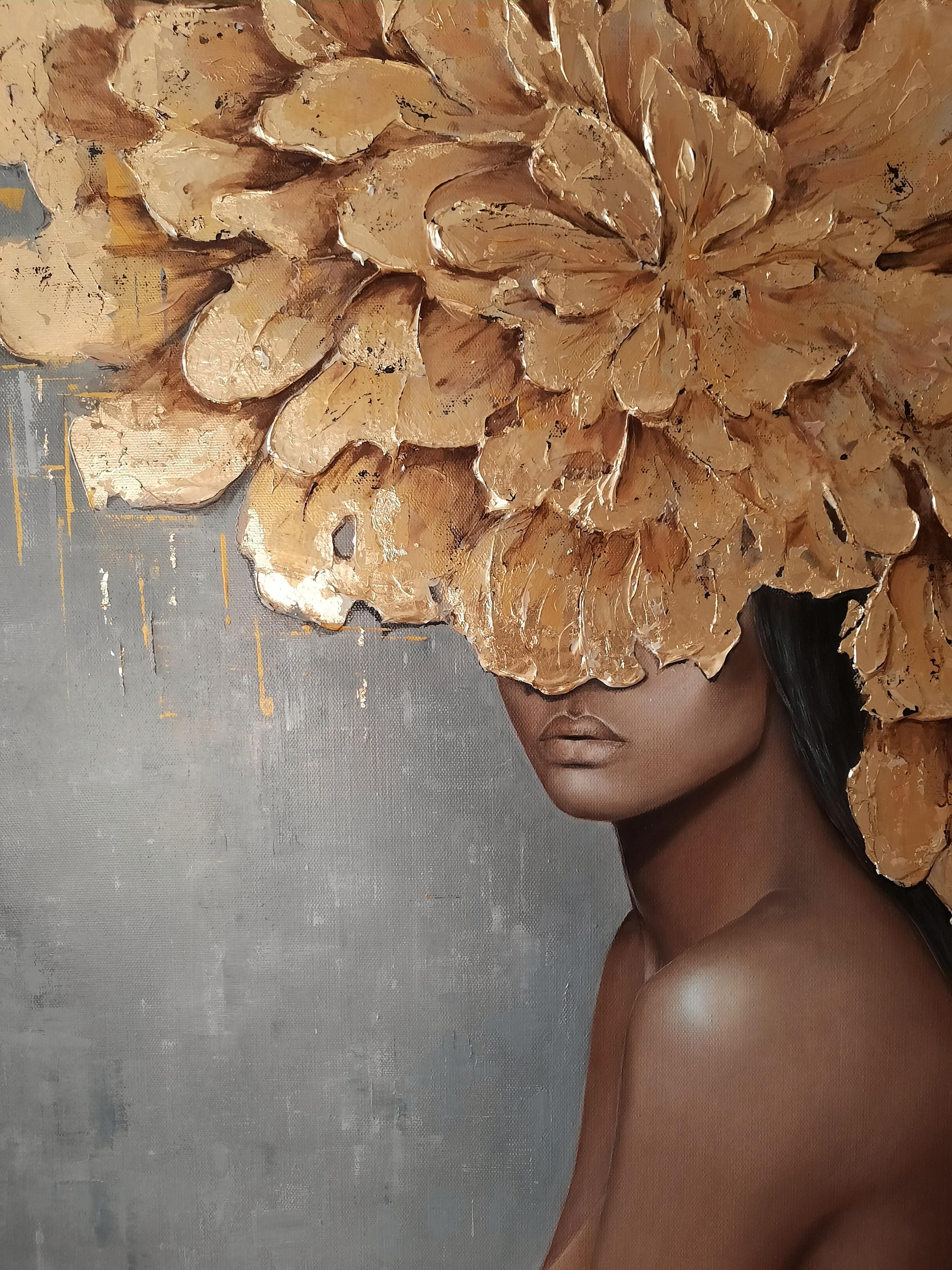 Фактурная картина маслом