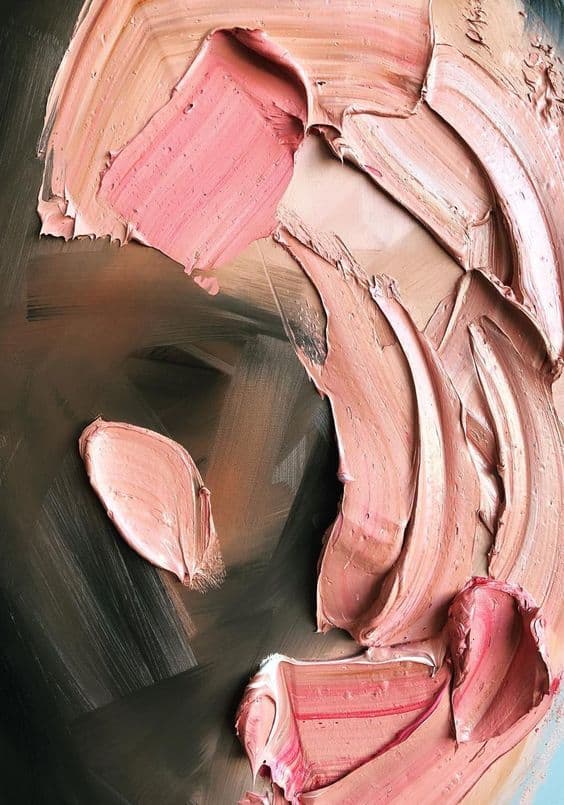 Картина маслом в процессе создания